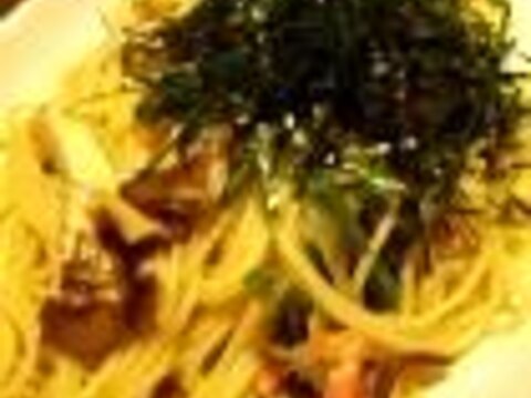 秋の味覚きのこたっぷり和風パスタ